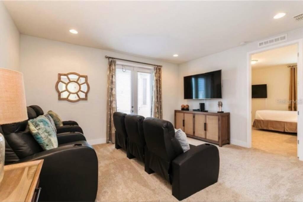 Luxurious Modern Villa Near Disney With Theater, Pool And Spa In Encore Resort At Reunion Orlando Eksteriør bilde