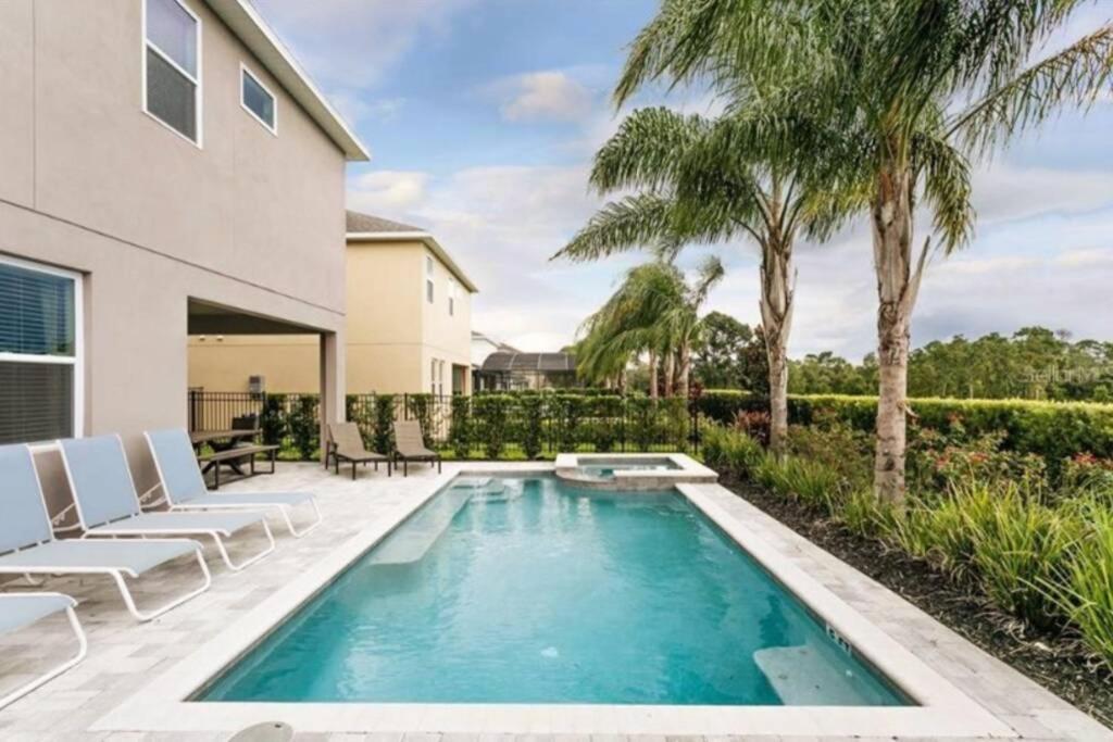 Luxurious Modern Villa Near Disney With Theater, Pool And Spa In Encore Resort At Reunion Orlando Eksteriør bilde